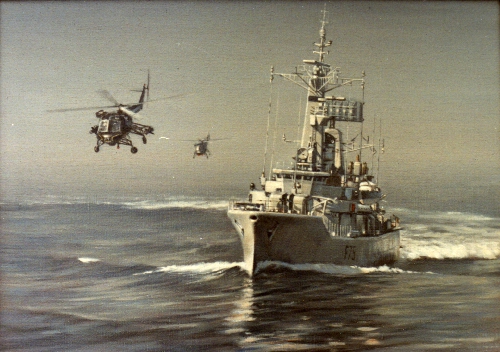 RN Frigate and Wasps