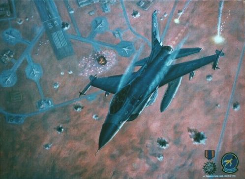 F16 cluster bombing