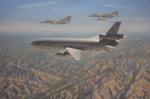 KC10 over Afghanistan