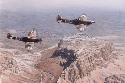 Israeli Spitfires over Masada