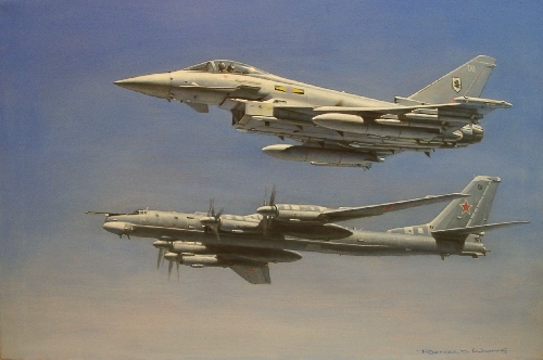 RAF Typhoon and TU95