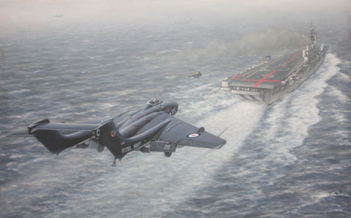 DH Sea Vixen returns to HMS Centaur