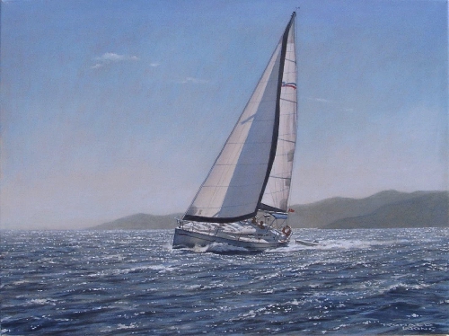 Sailboat Manx Mist